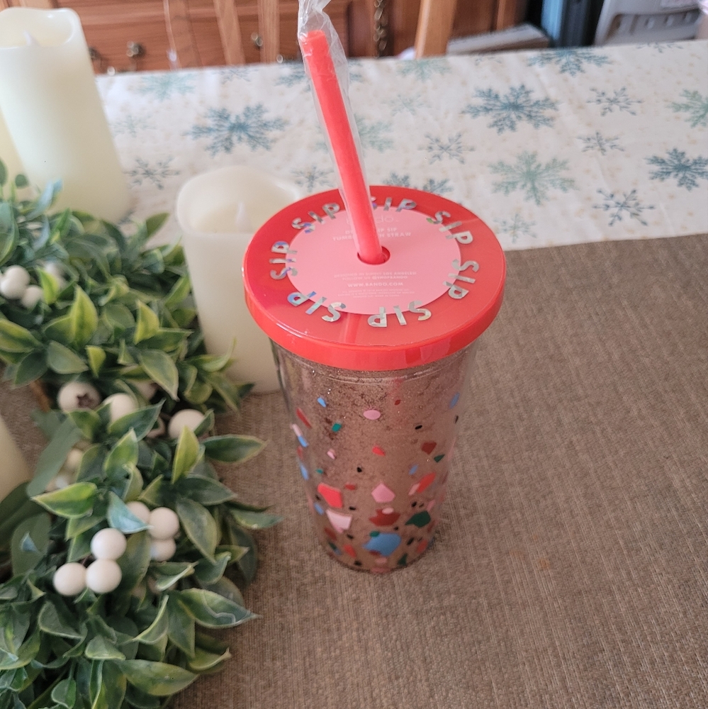 Ban.do Deluxe Sip Tumbler With Straw